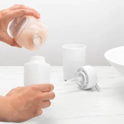 Brabantia ReNew zeeppomp 14 cm, Wit< Zeepdispensers & Zeepschaaltjes