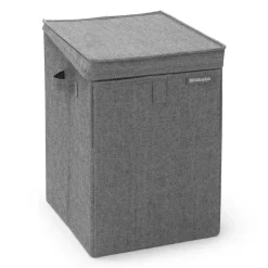 Brabantia stapelbare wasmand 35 l., Donkergrijs< Wasmanden