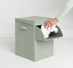Brabantia stapelbare wasmand 35 l., Groen< Wasmanden
