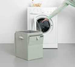 Brabantia stapelbare wasmand 35 l., Groen< Wasmanden