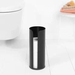 Brabantia toiletpapierhouder voor 3 rollen, Matt black< Toiletpapierhouders