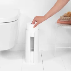 Brabantia toiletpapierhouder voor 3 rollen, White< Toiletpapierhouders