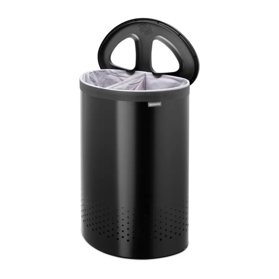 Brabantia wasbox selector 55 L, Matzwart< Wasmanden