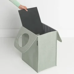 Brabantia waszak stof rechthoekig 55 liter, Groen< Wasmanden