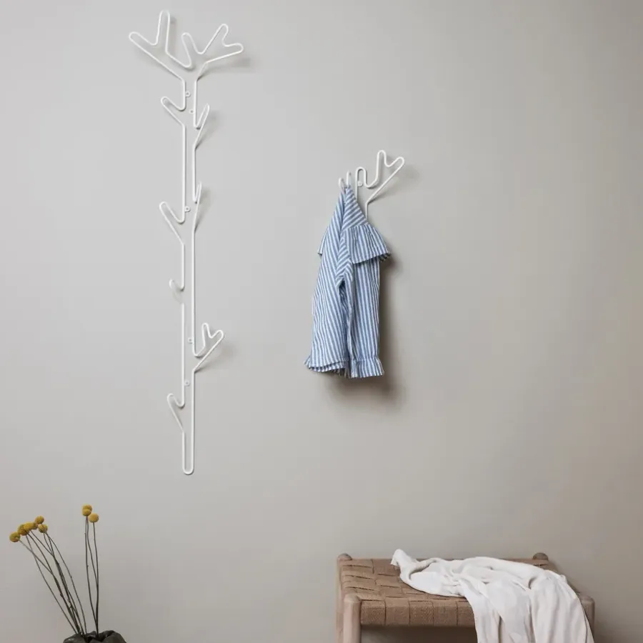 Maze Branch haak, wit< Kapstokken & Hangrekken