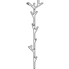 Maze Branch haak, zwart< Kapstokken & Hangrekken