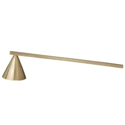 Ferm Living Brass kaarsendover, messing< Kaarsenaccessoires
