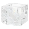 Kosta Boda Brick theelicht houder, wit< Kaarsenhouders & Kaarsenborden