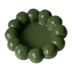 DBKD Bright kaarsenhouder Ø17 cm, Glanzend groen< Kaarsenhouders & Kaarsenborden