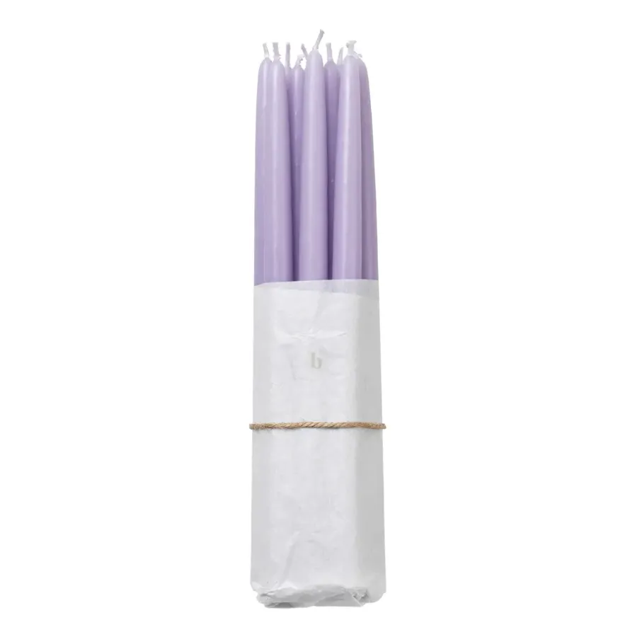 Broste Copenhagen dinerkaarsen 10-pack, Orchid light purple< Kaarsen