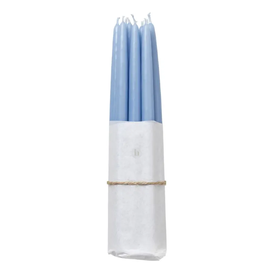 Broste Copenhagen dinerkaarsen 10-pack, Plein air light blue< Kaarsen