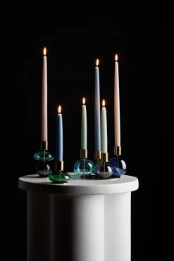 Holmegaard Bubble kandelaar 8 cm, Groen< Kandelaars