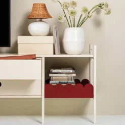 TÔNN furniture Bump dienblad 35x41 cm, Burgundy< Decoratieve Accessoires|Decoratieve Dienbladen