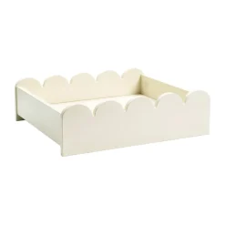 TÔNN furniture Bump dienblad 35x41 cm, Off-white< Decoratieve Accessoires|Decoratieve Dienbladen
