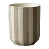 DBKD Burn geurkaars 60 u., Stripe creme< Geurkaarsen & Aroma Diffusers