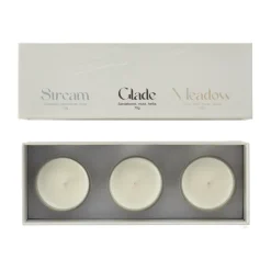 Scandi Living Cadeauverpakking geurkaars 70g 3-pack, Stream/Glade/Meadow< Geurkaarsen & Aroma Diffusers