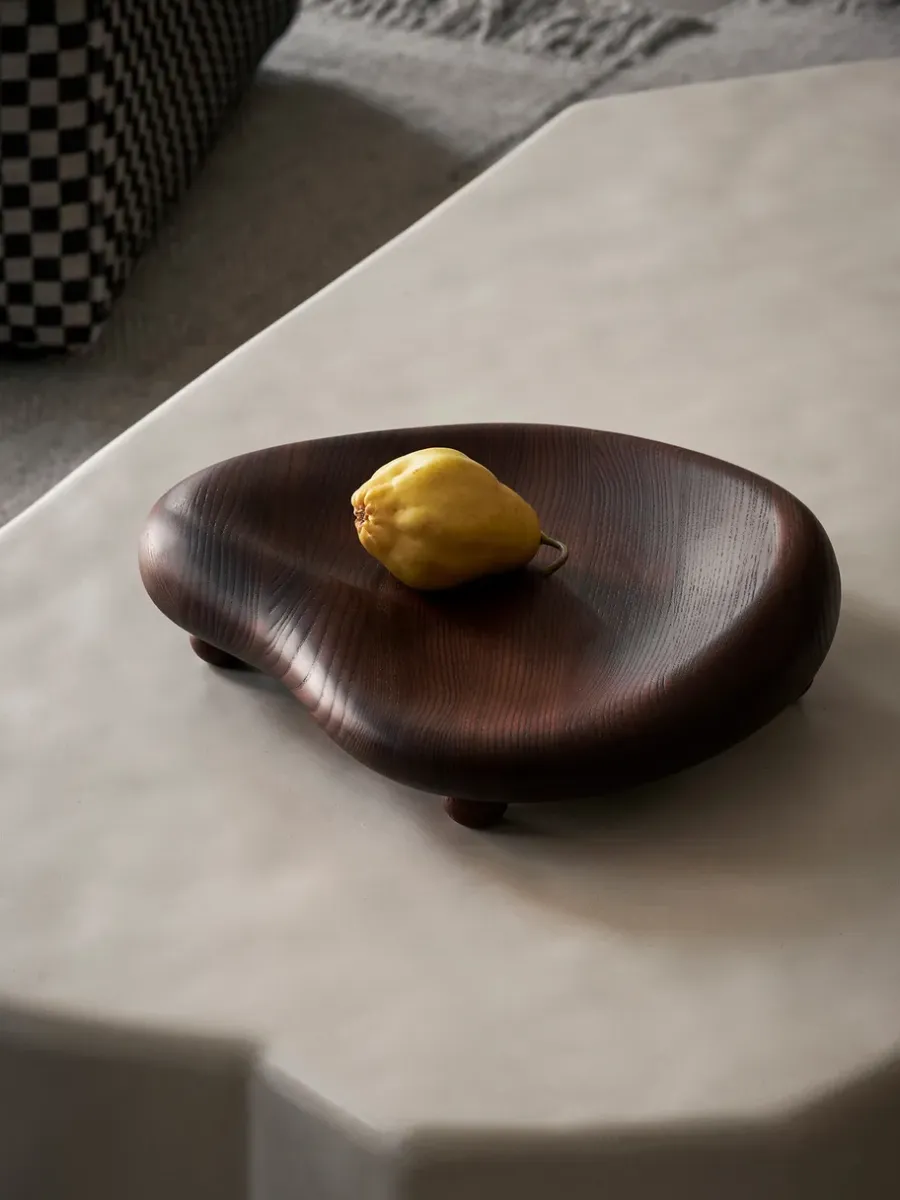 Ferm Living Cairn Centrepiece, Donkerbruin< Decoratieve Schalen