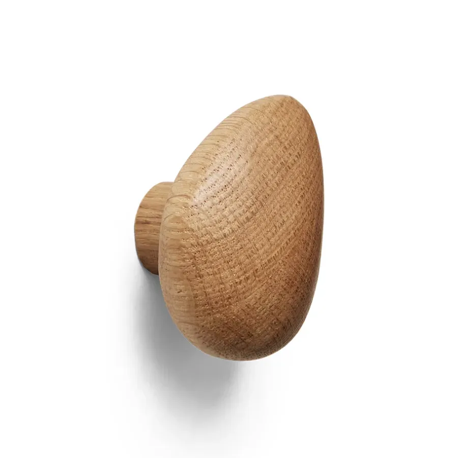 Ferm Living Cairn haak 2-delig, Oak< Haken & Hangers