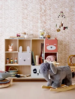 Bloomingville Calle boekenkast 89,5x107 cm 3 laden, Natuur< Opbergoplossingen Voor De Kinderkamer