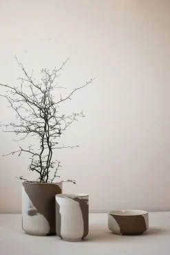 DBKD Calm pot S, Brown-Beige< Bloempotten