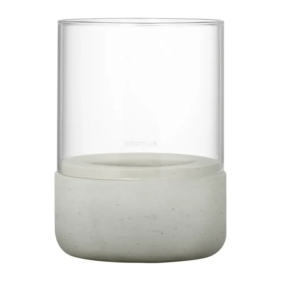 Blomus Calma waxinelichtjeshouder Ø10 cm, Light grey< Kaarsenhouders & Kaarsenborden