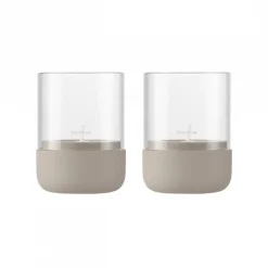 Blomus Calma waxinelichtjeshouder Ø7 cm 2-pack, Fungi< Kaarsenhouders & Kaarsenborden