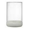 Blomus Calma windlicht Ø15 cm, Light grey< Kaarsenhouders & Kaarsenborden