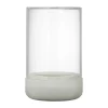 Blomus Calma windlicht Ø12 cm, Light grey< Kaarsenhouders & Kaarsenborden