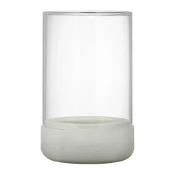 Blomus Calma windlicht Ø12 cm, Light grey< Kaarsenhouders & Kaarsenborden