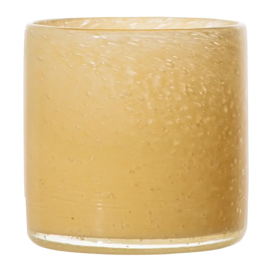 Byon Calore waxinelichtjeshouder XS Ø10 cm, Yellow< Kaarsenhouders & Kaarsenborden