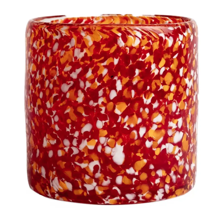 Byon Calore waxinelichtjeshouder XS Ø10 cm, Red-orange< Kaarsenhouders & Kaarsenborden