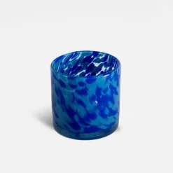 Byon Calore waxinelichtjeshouder XS Ø10 cm, Multi blauw< Kaarsenhouders & Kaarsenborden