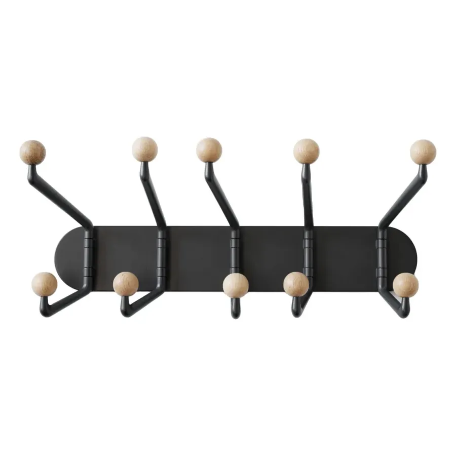 &Tradition Capture SC76 haak 10 armen, Graphite-Oak< Haken & Hangers