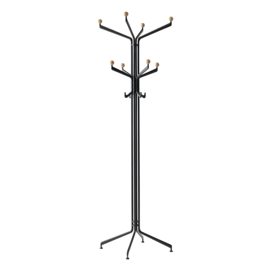 &Tradition Capture SC77 kledinghanger, Graphite-Oak< Kapstokken & Hangrekken