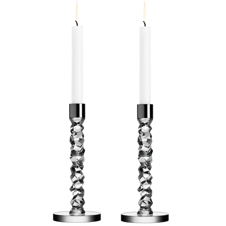 Orrefors Carat kaarsenstandaard 2-pack, 2-pack< Kandelaars