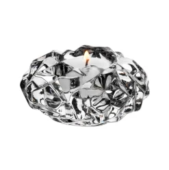 Orrefors Carat theelichthouder, large< Kaarsenhouders & Kaarsenborden