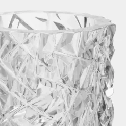 Orrefors Carat waxinelichtjeshouder transparant, 7,9 cm< Kaarsenhouders & Kaarsenborden