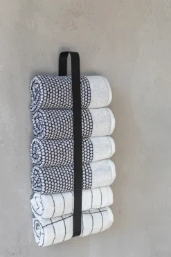 Mette Ditmer Carry handdoekhanger 52 cm, Black< Handdoekenrekken & -Ringen