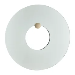 AYTM Castellum wandspiegel Ø80 cm, Clear-travertine< Ronde Spiegels|Wandspiegels