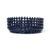 Ferm Living Ceramic gevlochten schaal , Blue< Decoratieve Schalen