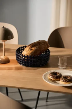 Ferm Living Ceramic gevlochten schaal , Blue< Decoratieve Schalen
