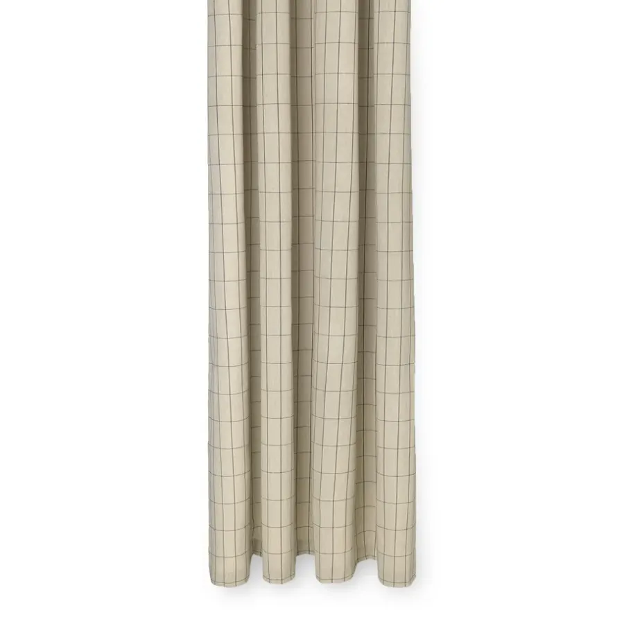 Ferm Living Chambray douchegordijn, Geruit< Douchegordijnen