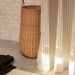 Ferm Living Chambray douchegordijn, Sand-off white< Douchegordijnen