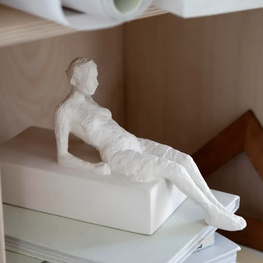 Kähler Character beeld met boodschap, The attentive one< Sculpturen & Porseleinen Beelden