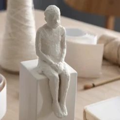 Kähler Character beeld met boodschap, The dreamer< Sculpturen & Porseleinen Beelden