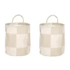 OYOY Chess opbergmanden small 2-pack, Clay-offwhite< Opbergmanden