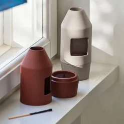 HAY Chim Chim diffuser, Light beige< Geurkaarsen & Aroma Diffusers
