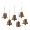 Broste Copenhagen Chime bel kerstornament, Natural brown< Kerstdecoraties