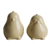 DBKD Chubby chicken paasdecoratie 2-pack, Shiny yellow< Paasdecoratie