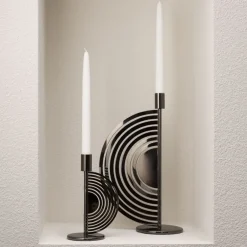 KLONG Cirkus Kandelaar, zwart, medium< Kandelaars